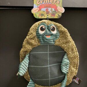 Crinkle Critters:  Dog Toy *Turtle*  *SQUEAKER INSIDE*